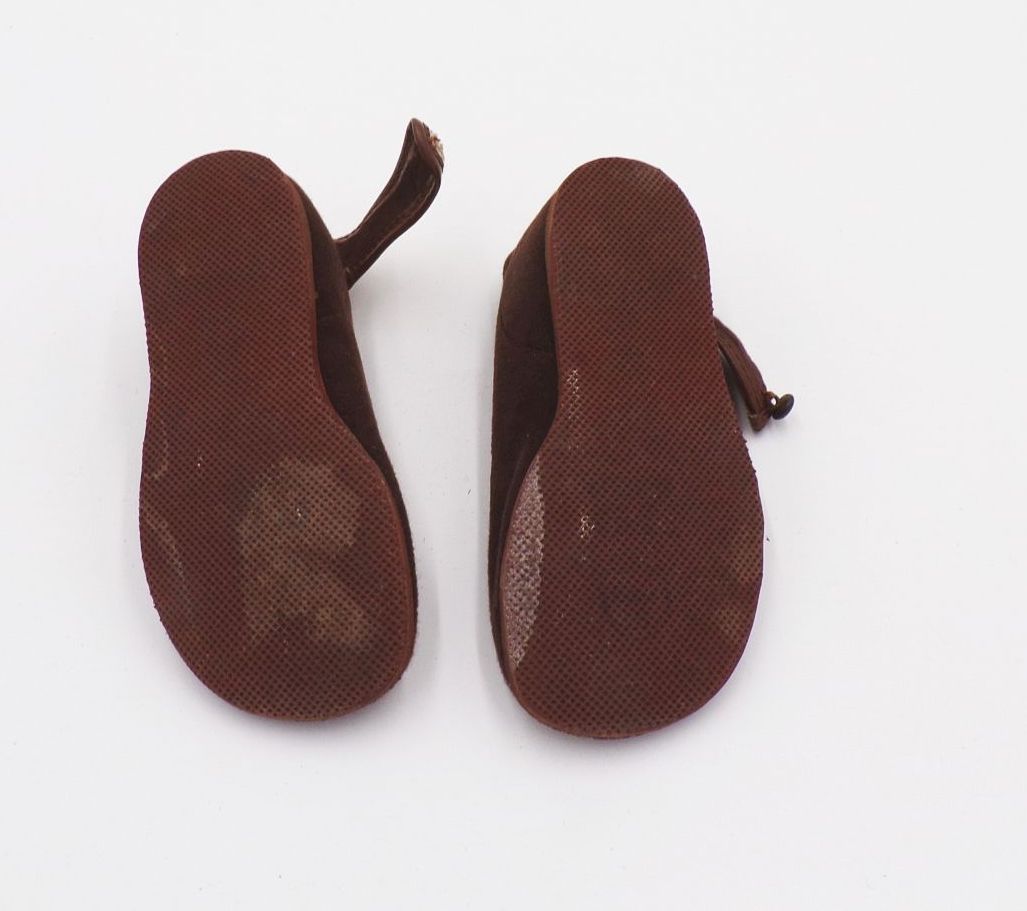 Alte Schuhe braun Kinderschuhe Spangenschuh Größe 25 Deko Vintage shoes