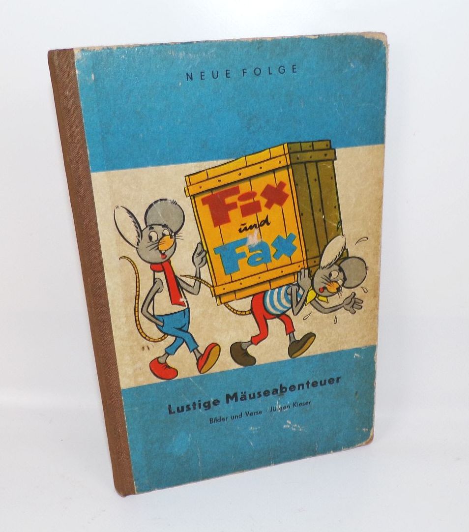 Lustige Mäuseabenteuer Blau Jürgen Kieser 1964 Comic