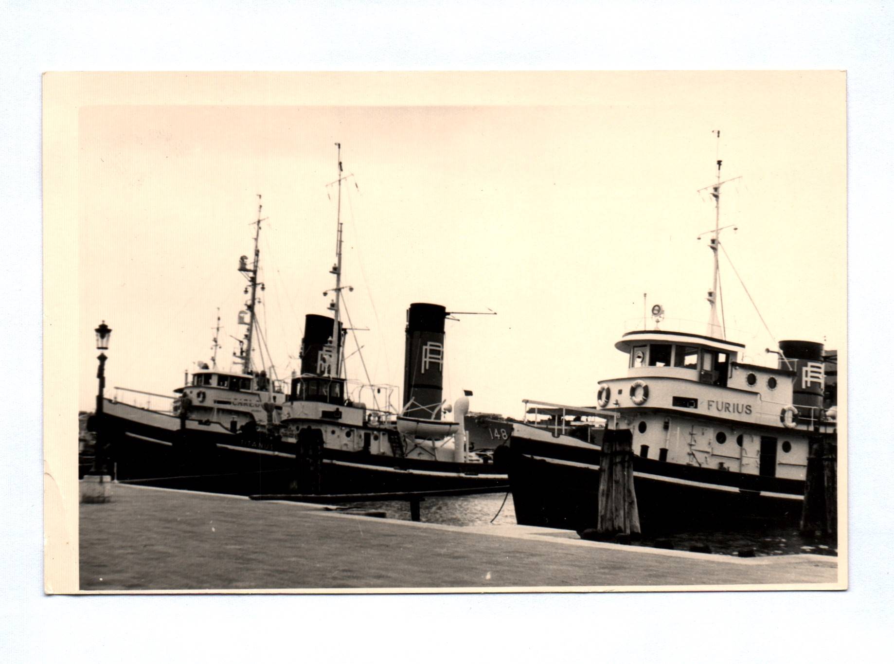 Foto Schlepper in Venedig Sommer 1957