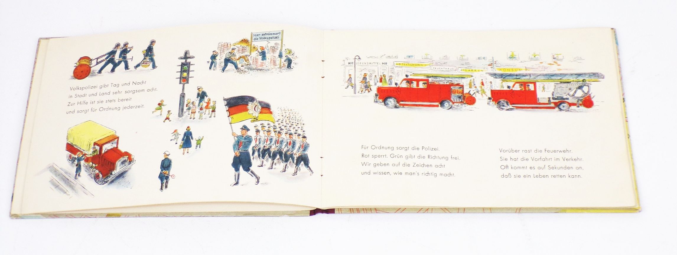 Wir gehen durch die grosse Stadt Werner Reinicke Ilse Wagner Kinderbuch 1953 EA