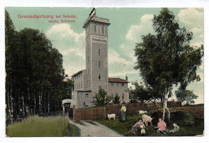 Ak Grenadierburg bei Sebnitz sächsische Schweiz 1911