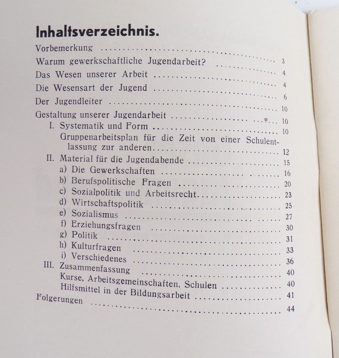 Unser Jugendabend Wie gestalten wir die Jugendarbeit Walter Eschbach 1931