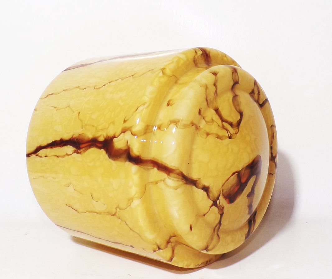 Art Deco Lampenschirm Lampenglas marmoriert Ersatzglas 