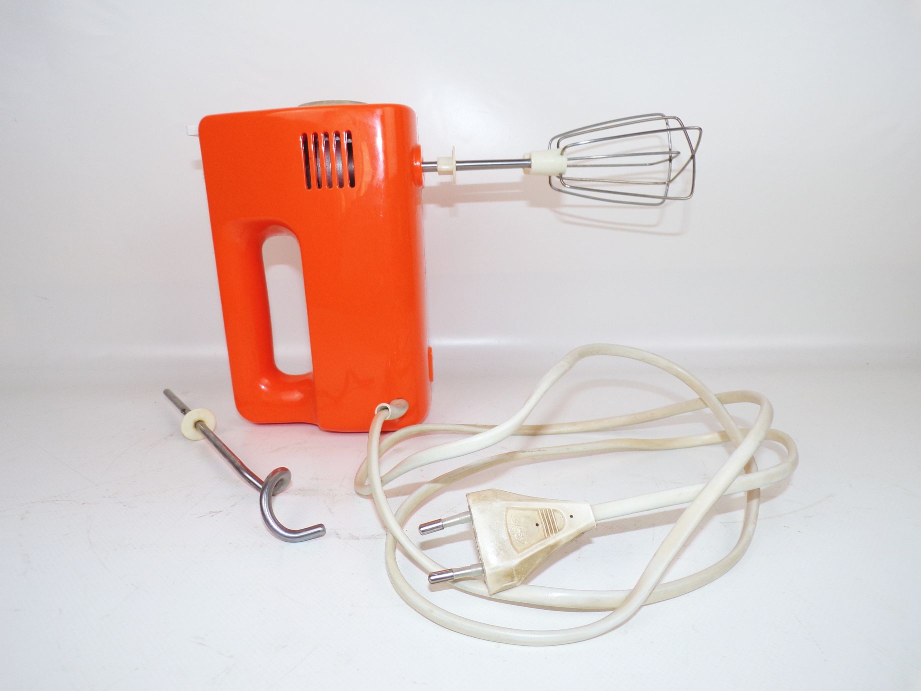 DDR RG28s orange Mixer Handrührgerät Schneebesen 