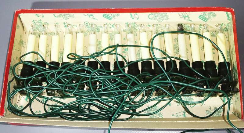 Alte Weihnachtsbaum Lichterkette 16er Christbaumlichterkette Beleuchtung 