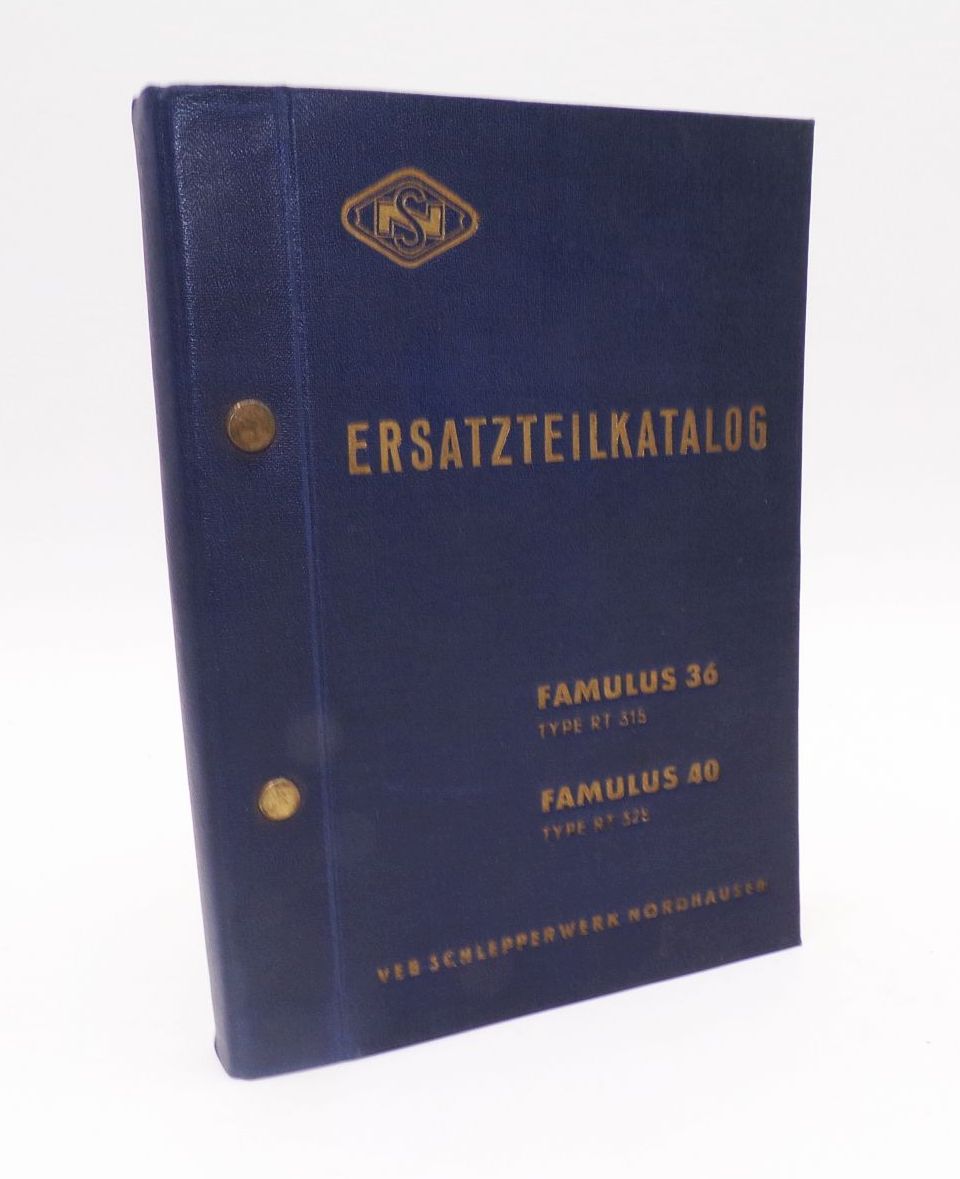 Ersatzteilkatalog Famulus 36 Type RT315 40 Type RT325 Nordhausen Original