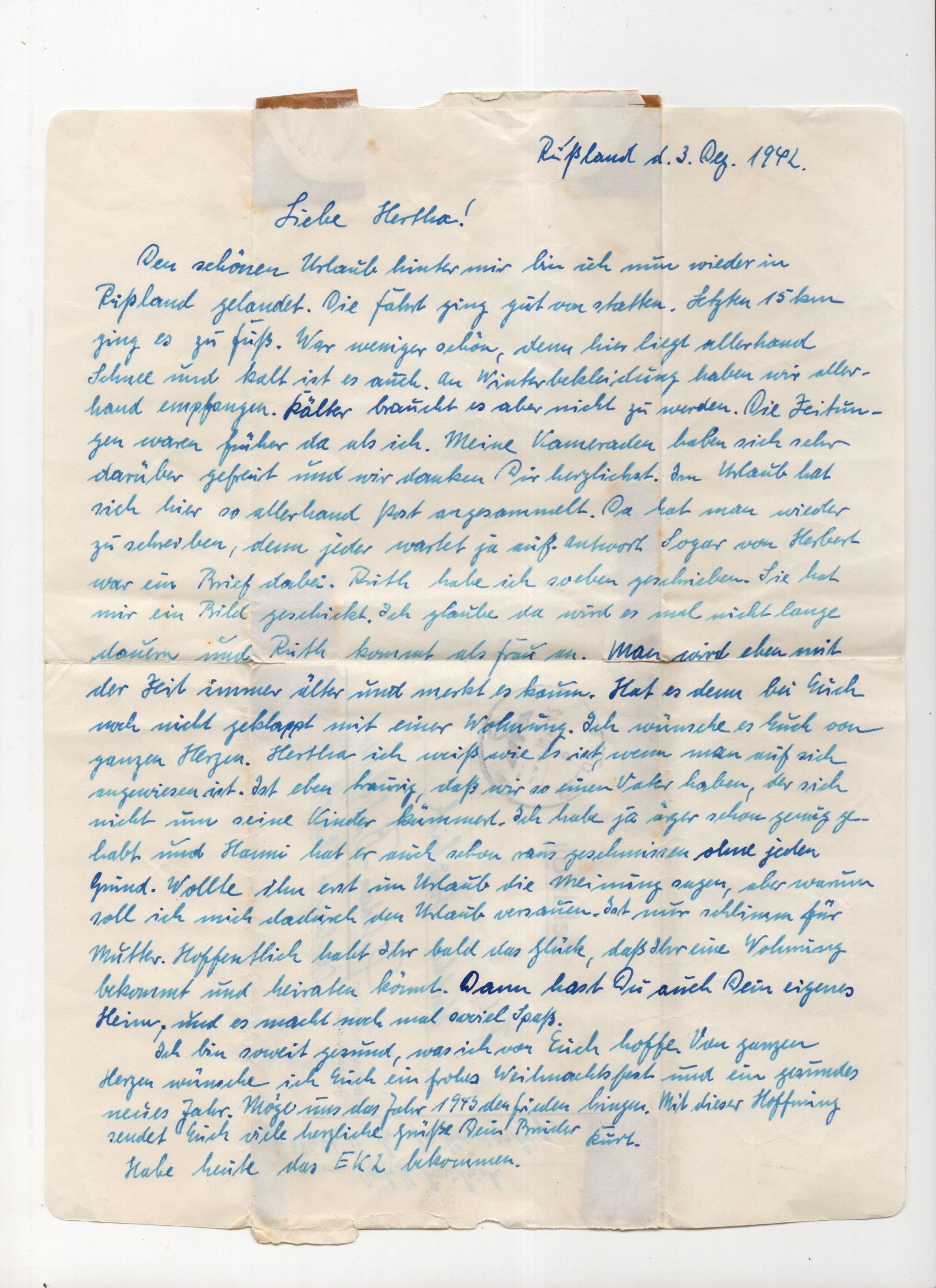 Feldpost Nachlass 2 Wk Infanterie Luftwaffe Atlantik Russland