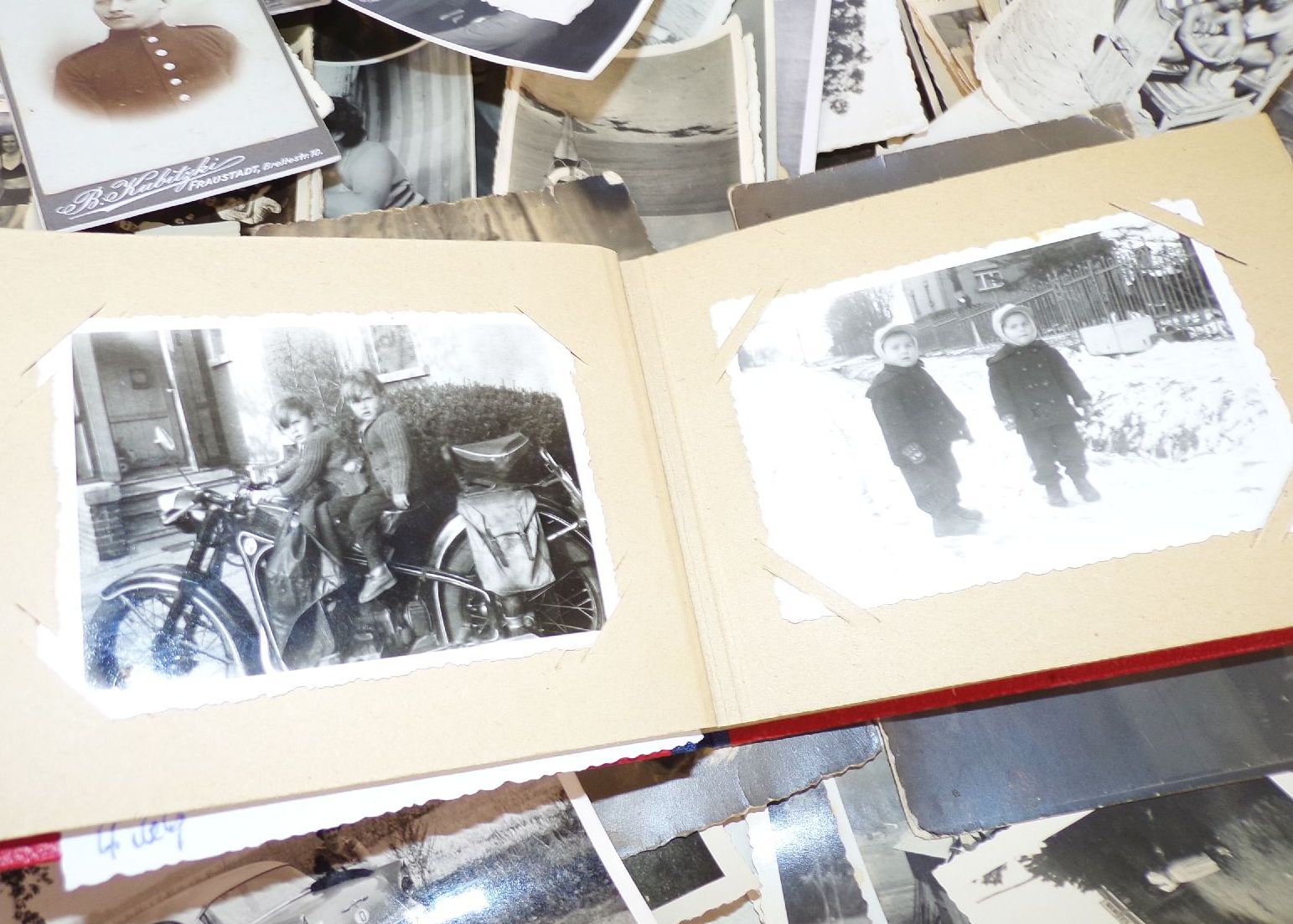 Alter Foto Nachlass Poesiealbum Fotoalben 