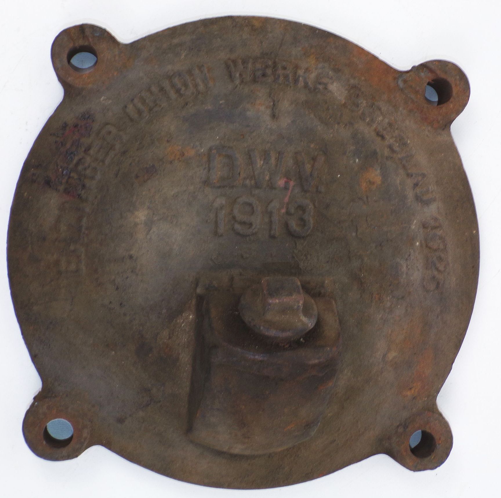 Alter Achslagerdeckel Enzinger Union Werke Breslau DWV 1913 Dampflok