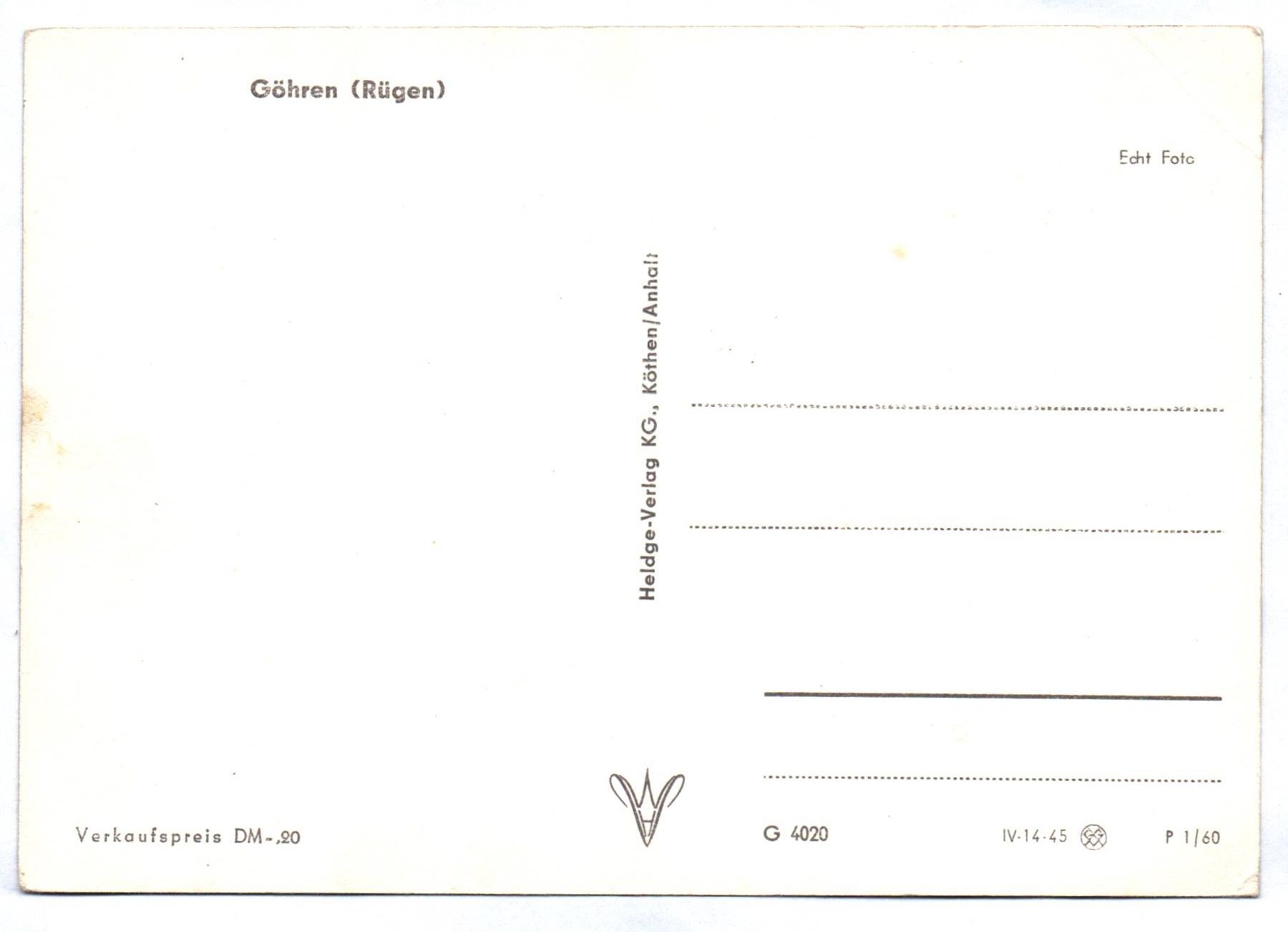 Ak Göhren Rügen Mecklenburg Vorpommern Echtfoto Ak Göhren Rügen Mecklenburg Vorpommern Echtfoto