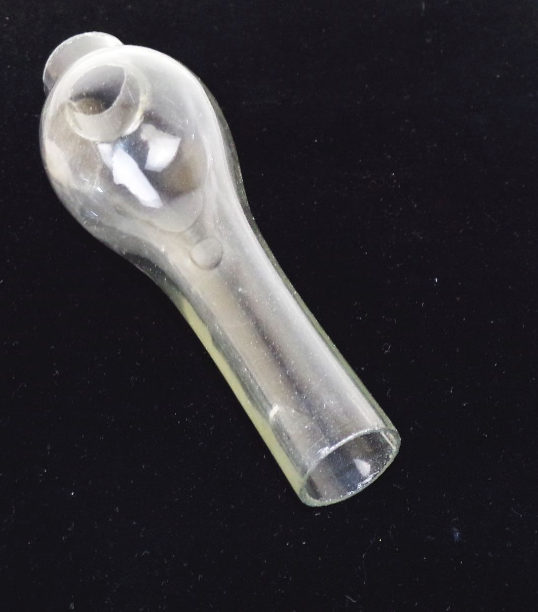 Alter Glaszylinder Aufnahme 34 mm Öllampe Petroleumlampe Brenner Ersatzglas 