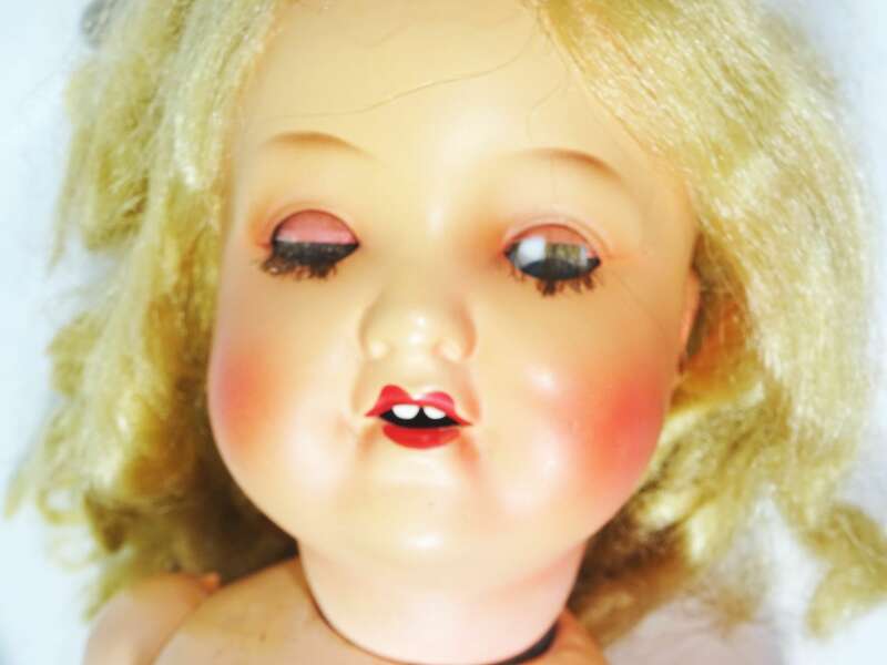 Alte Armand Marseille Puppe Porzellankopfpuppe Masse Körper 