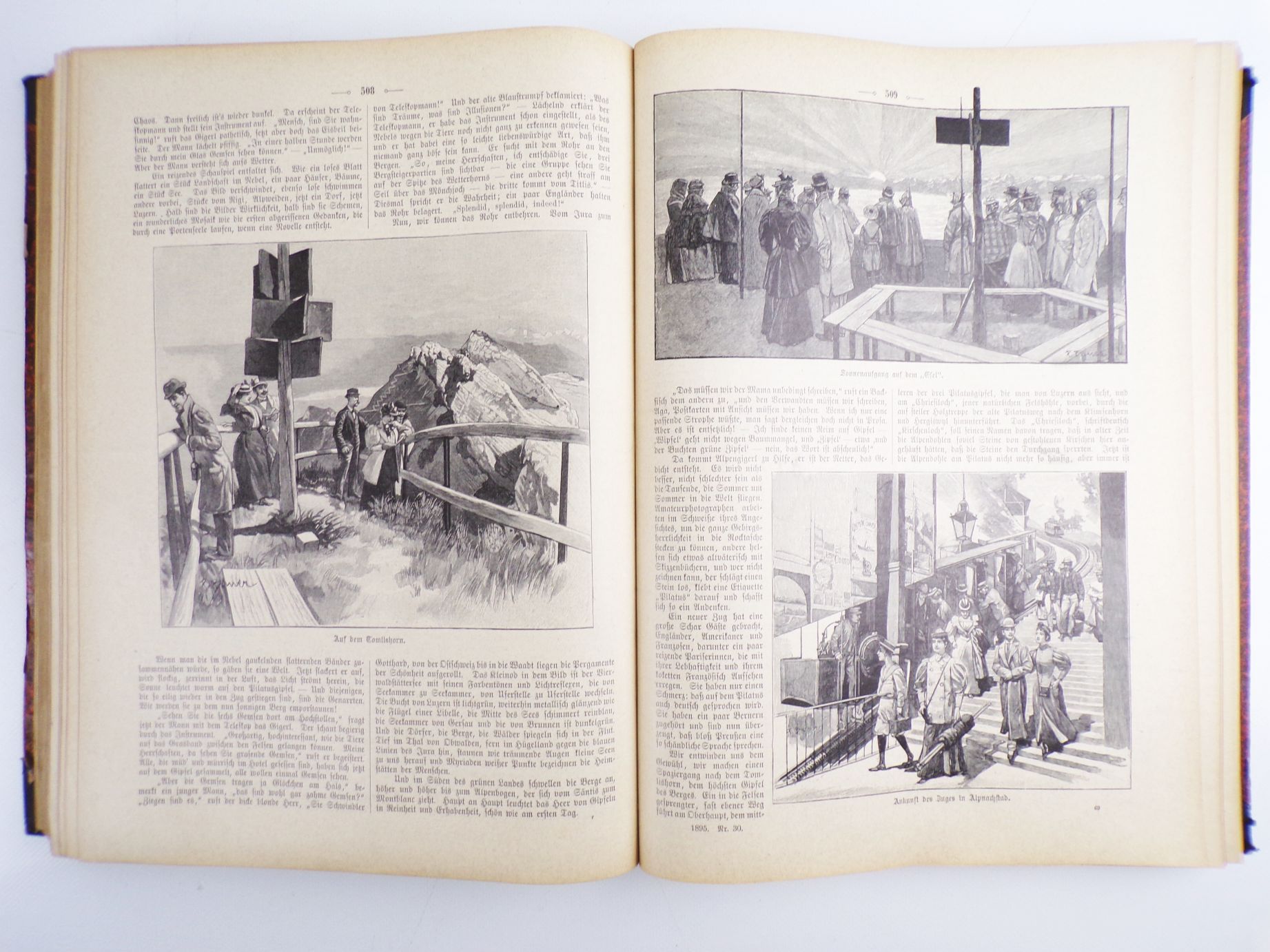 Alte Gartenlaube 1895 kompletter Jahrgang Illustriertes Familienblatt Buch