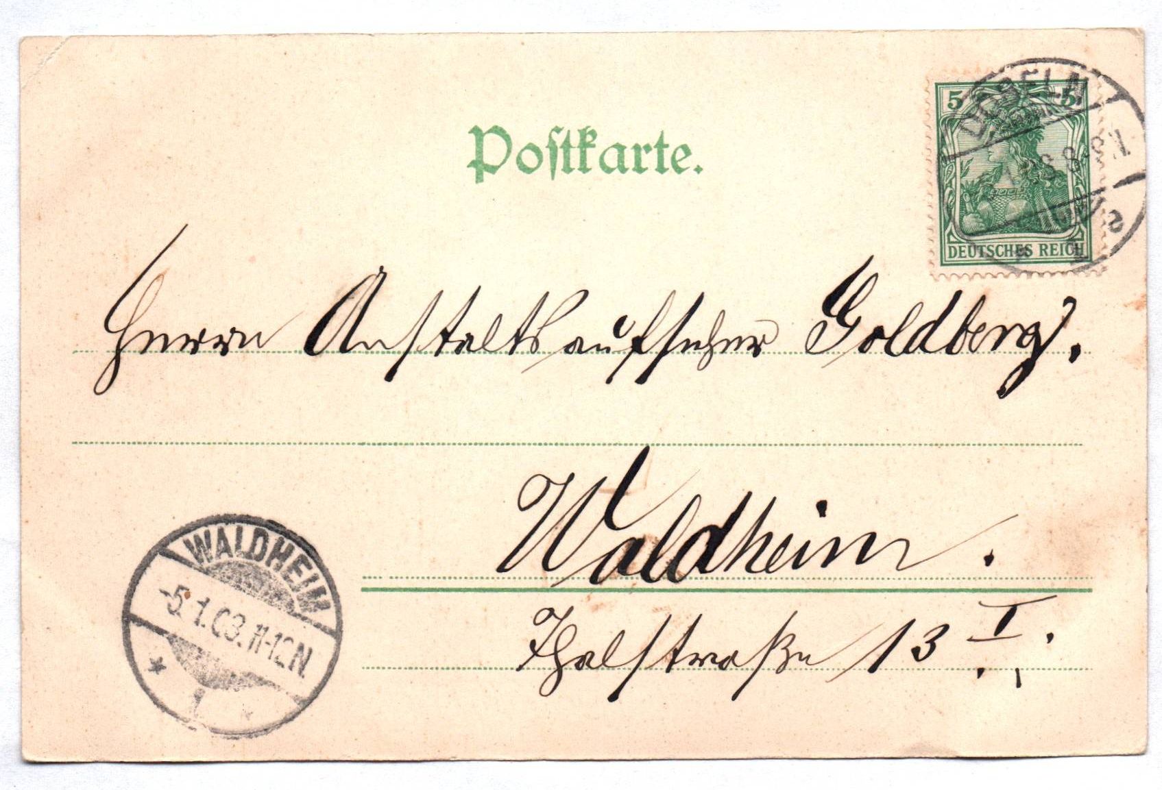 Litho Ak Döbeln Königstrasse 1903
