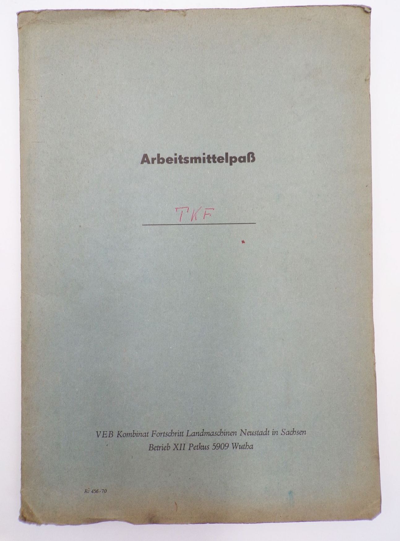 Trogkettenförderer T265 T269 VEB Petkus Landmaschinenwerk Wutha 1968 Literatur Trogkettenförderer T265 T269 VEB Petkus Landmaschinenwerk Wutha 1968 Literatur