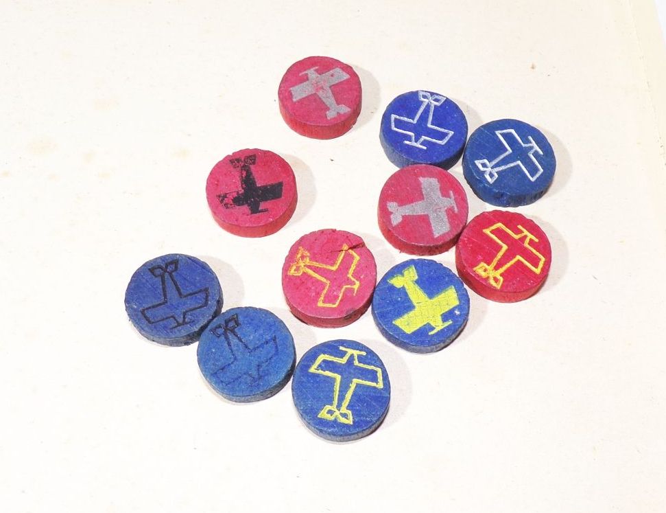 Flieger greifen an Brettspiel 1930er bis 2 Wk Fliegerspiel