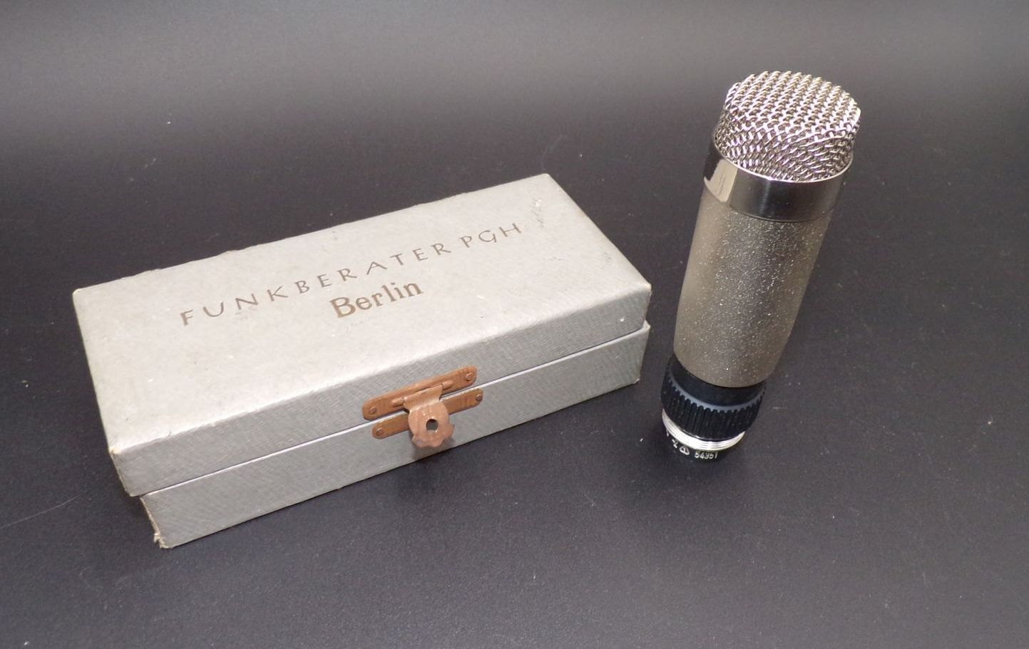 Altes Mikrofon MD30-2 Funkberater PGH Berlin DDR 