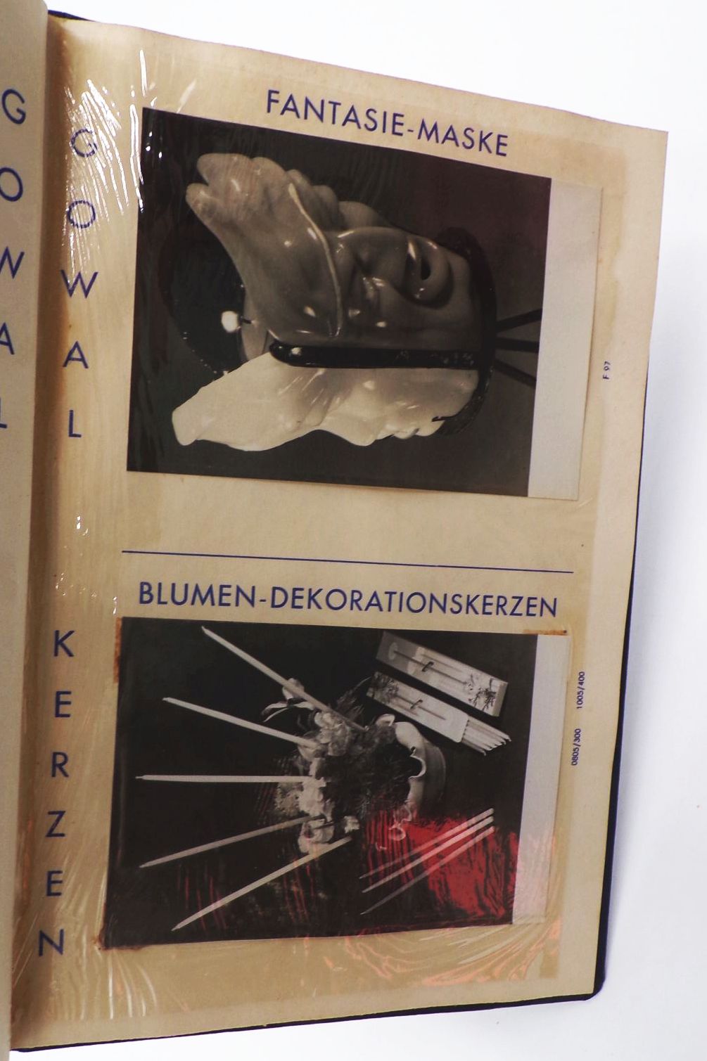 Gowal Kerzen Gottwald u Co Chemische Industrie Ebersbach Oberlausitz 1950 er