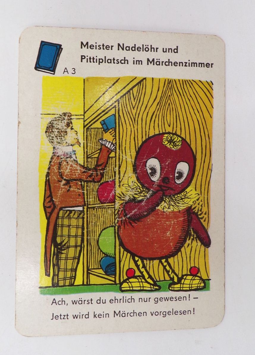 Kartenspiel Meister Nadelöhr Quartettspiel mit Peterkarte DDR
