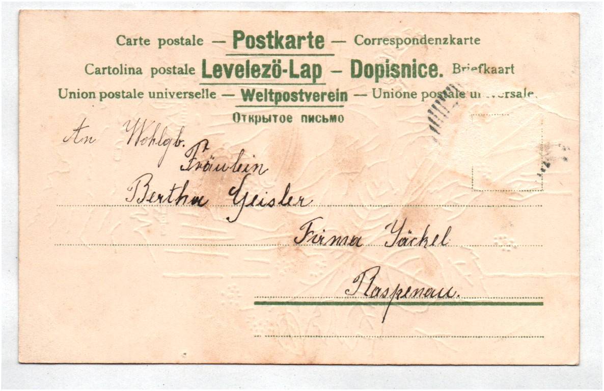 Ak Sennerin mit Brombeeren gold geprägt um 1910 