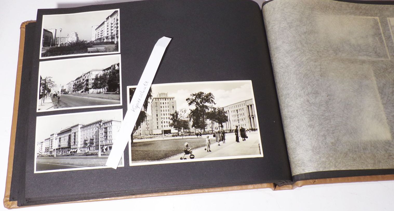 Fotoalbum zerstörtes Dresden Berlin Stalinallee Kirche zur Heimat 1956