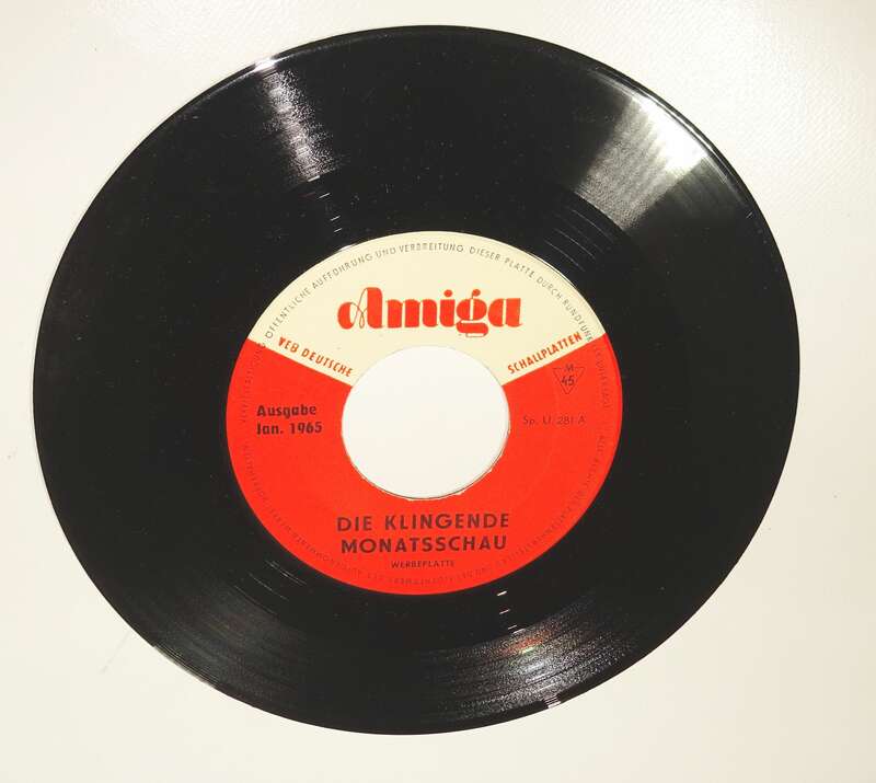 Klingende Monatsschau 1 Amiga Single DDR 1964 