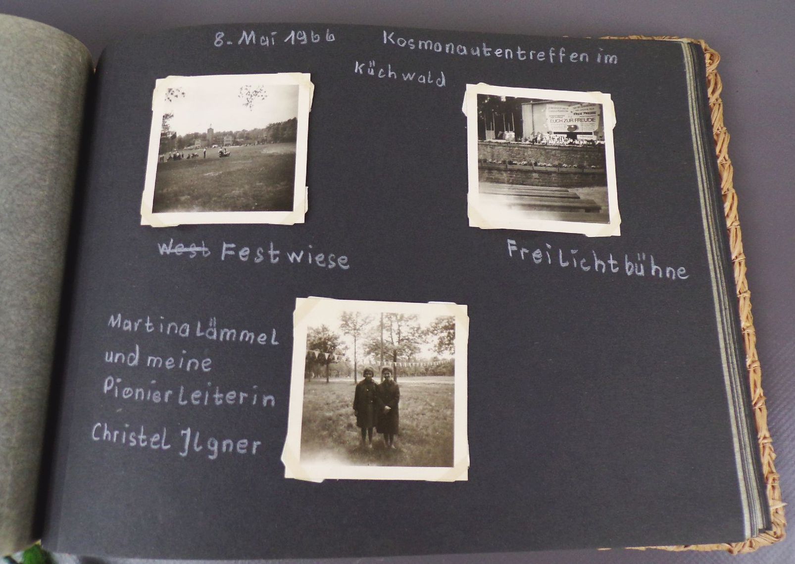 Altes Fotoalbum Jugendtreffen Karl Marx Stadt Chemnitz DDR Urlaub 1966 Altes Fotoalbum Jugendtreffen Karl Marx Stadt Chemnitz DDR Urlaub 1966