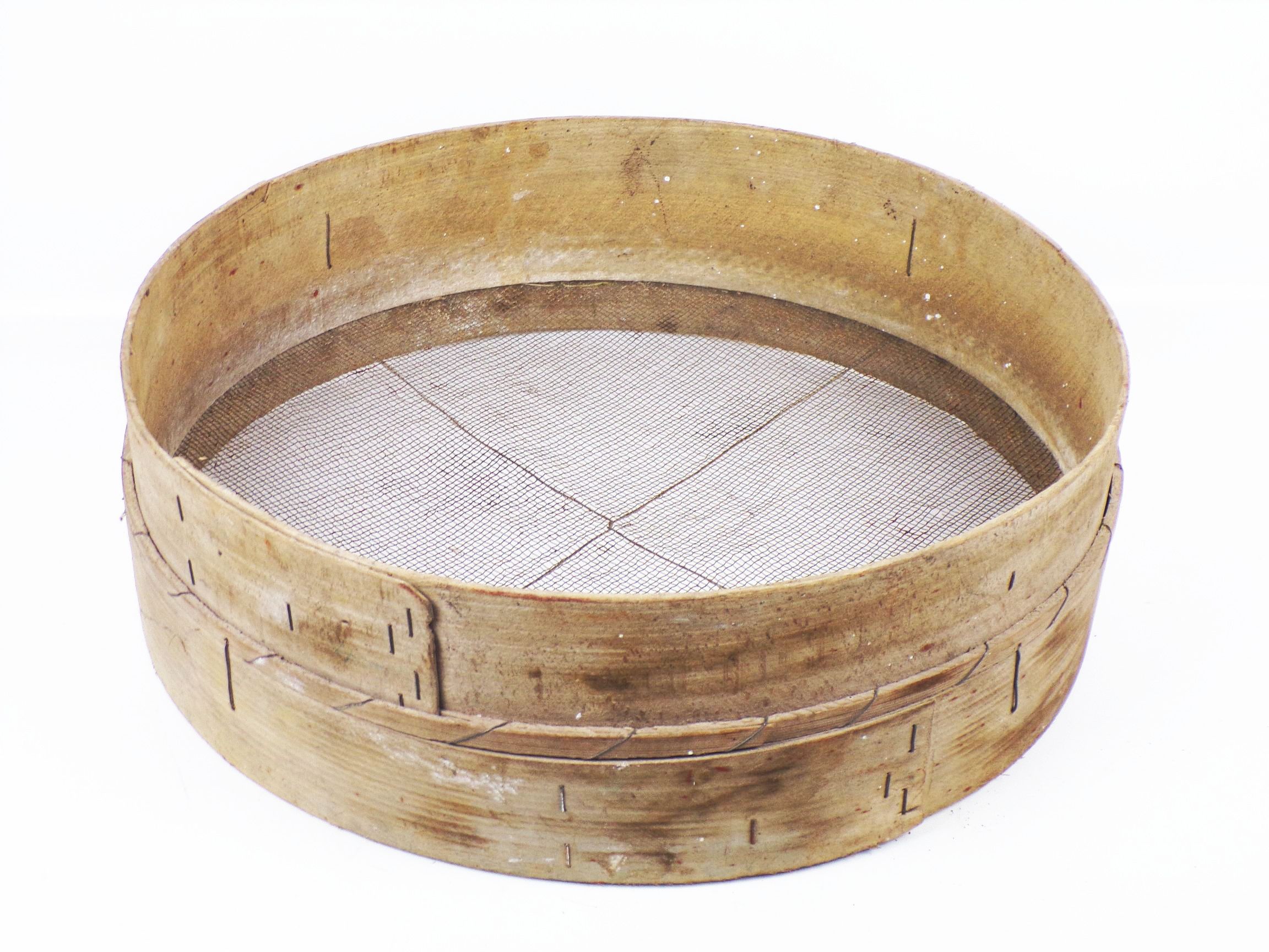 Altes Erdsieb Durchmesser 44 cm Metallsieb Gartensieb Gartendeko 