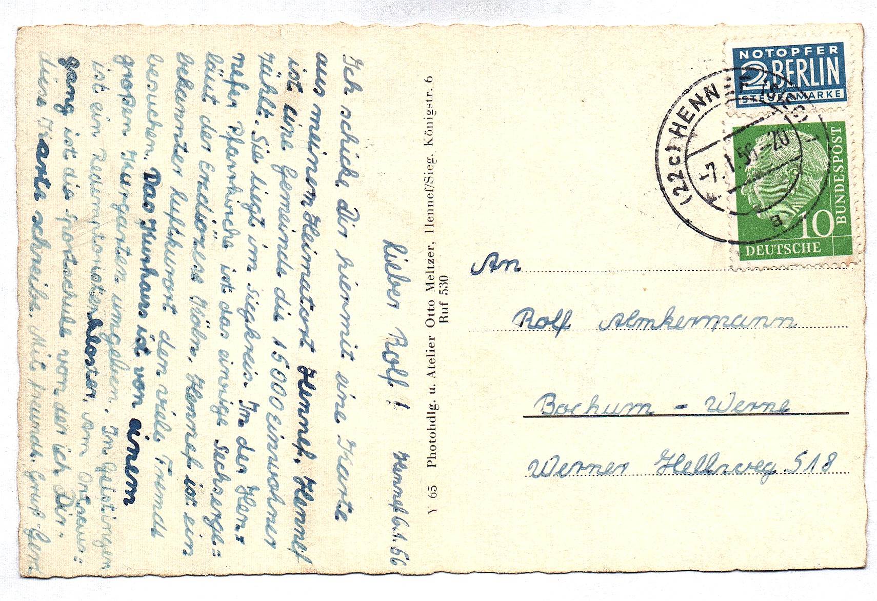 Ak Foto Sportschule Hennef Sieg Nordrhein-Westfalen 1959 Ak Foto Sportschule Hennef Sieg Nordrhein-Westfalen 1959