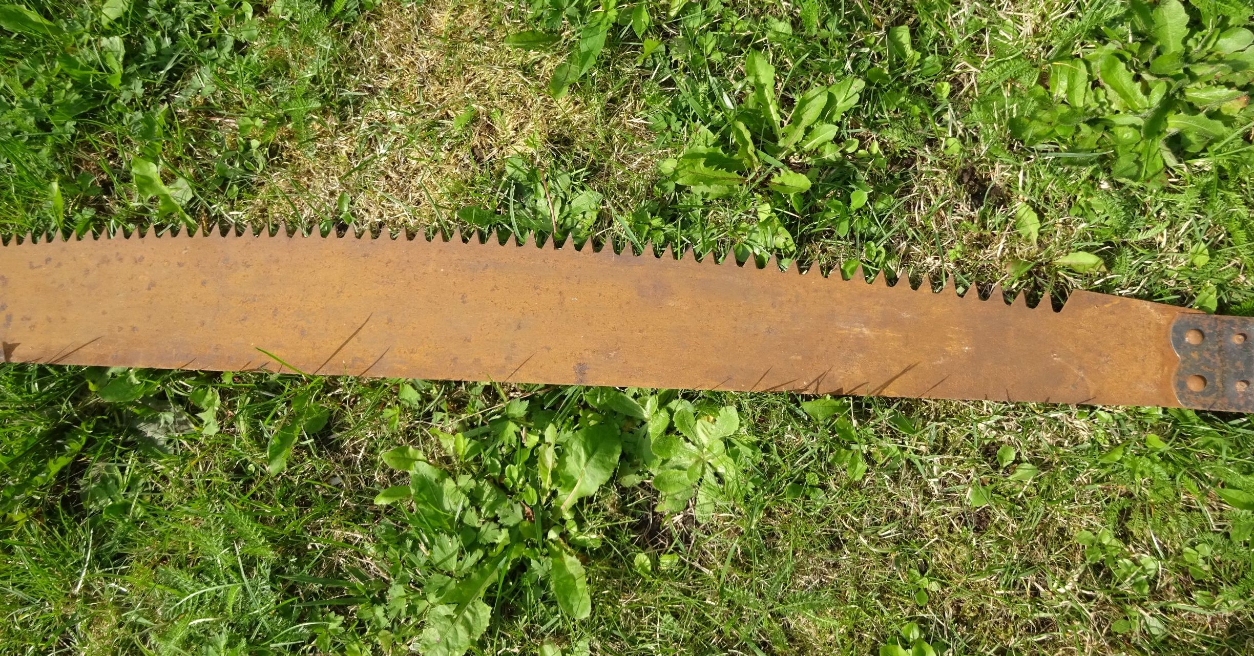 Alte Schrotsäge 129 cm Holzsäge Hochzeitsäge Zweimannsäge Hochzeit Alte Schrotsäge 129 cm Holzsäge Hochzeitsäge Zweimannsäge Hochzeit