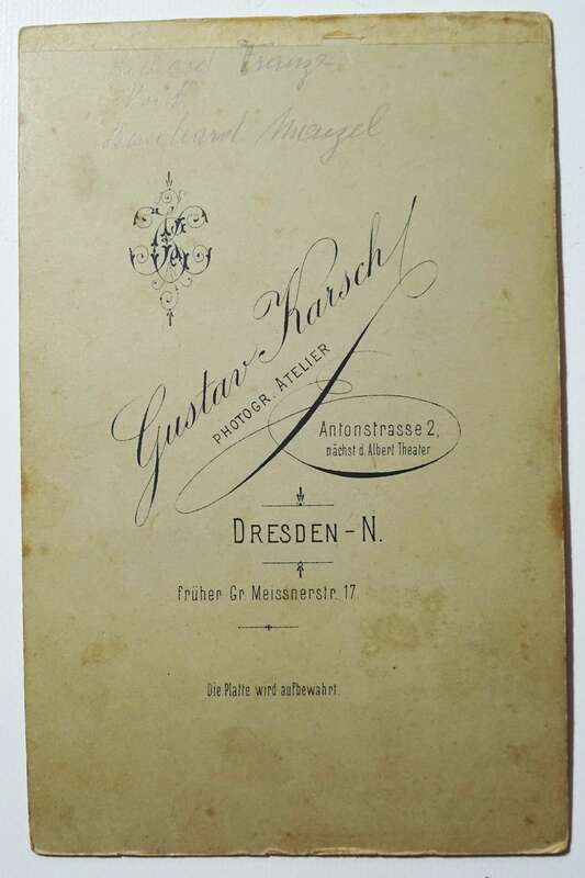 Kabinettfoto Soldaten Kürassier 1900er Karsch Dresden