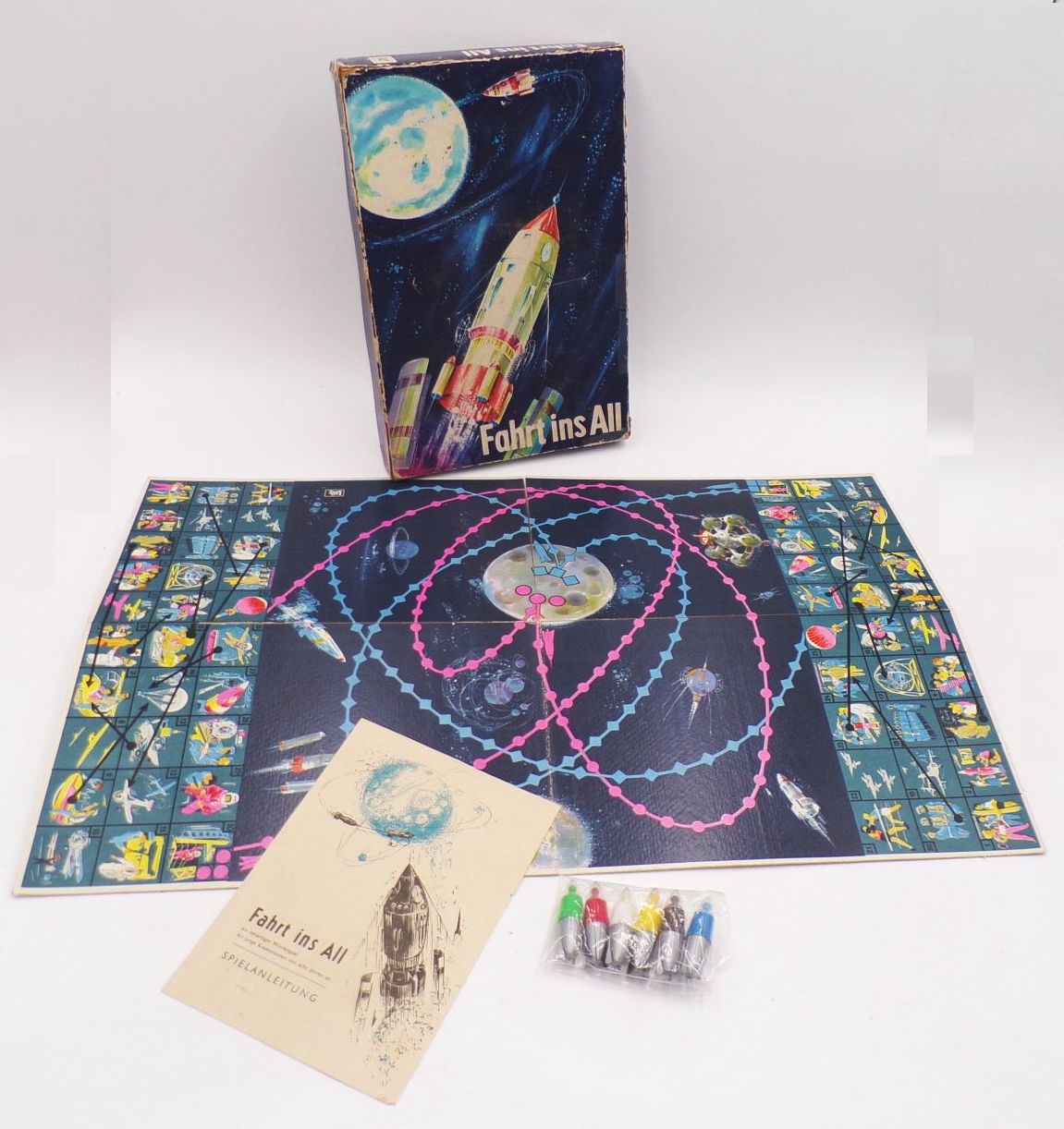 Gräfe Brettspiel Fahrt ins All DDR 