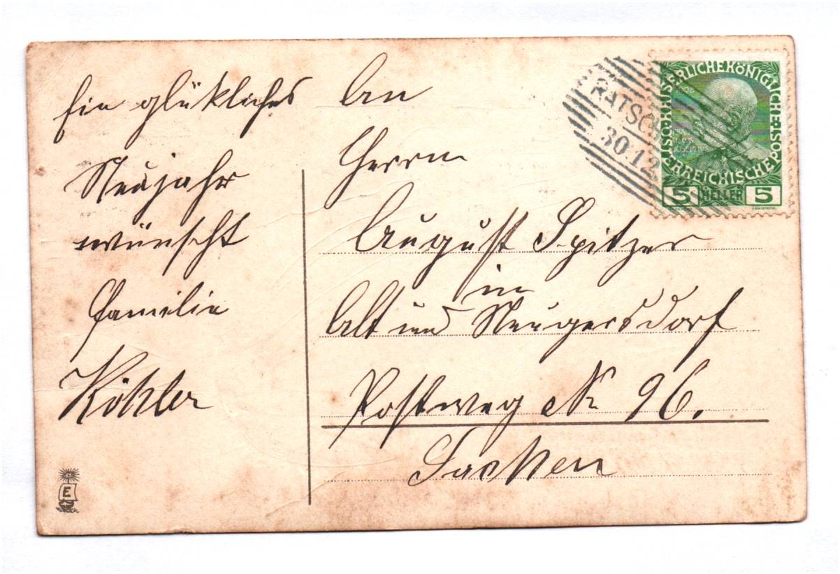 Ak Glückwunsch zum Neuen Jahr Zeppelin Luftschiff 1912