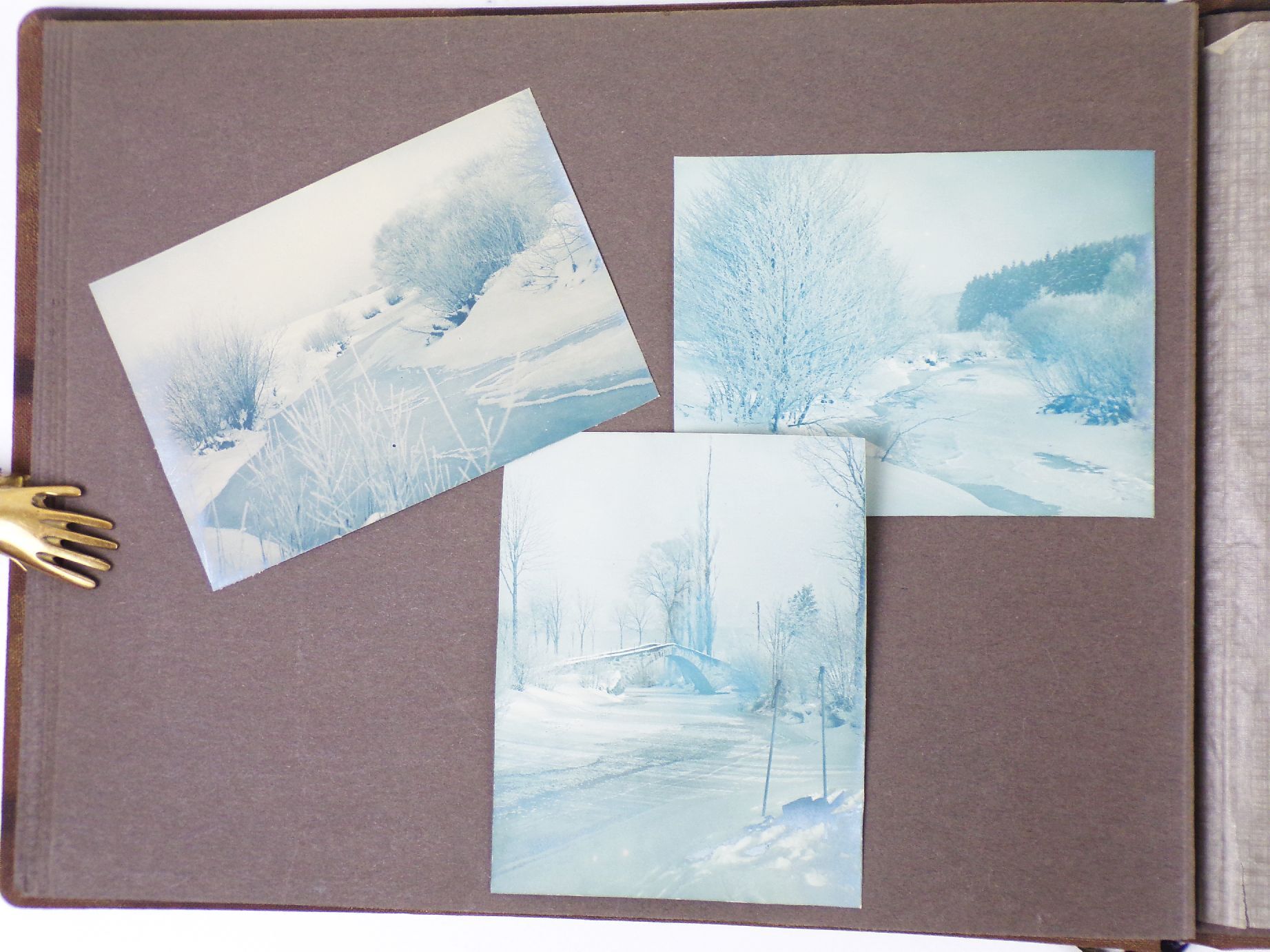 Altes Fotoalbum Bautzen Maler beim malen Löbau Stolpen Schurig Baude Spree 