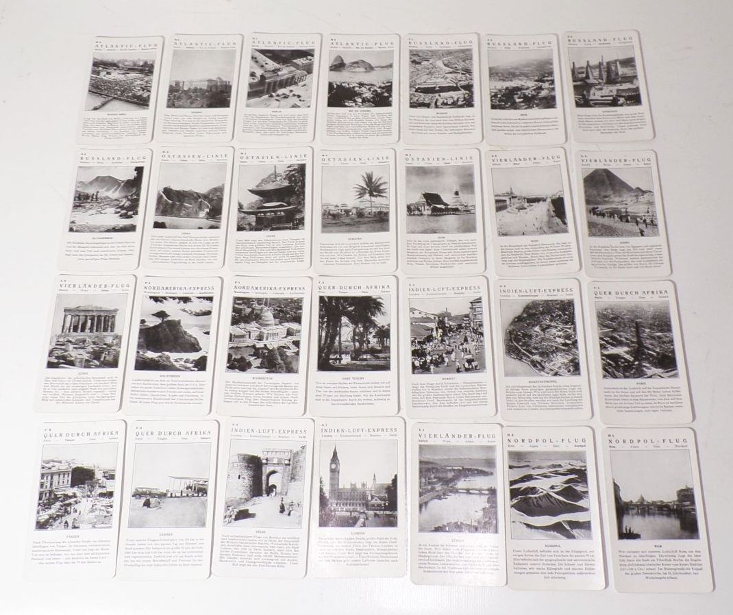 Spear Weltflug Quartett Walter Mackenthun 1930er 