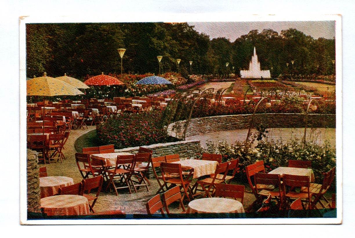 Ak Reichsgartenschau Dresden Gaststätte Schmetterling 1936 Ak Reichsgartenschau Dresden Gaststätte Schmetterling 1936