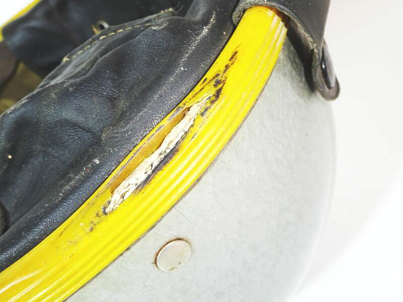 DDR Halbschale Helm Perfekt Mopedhelm Größe 60 Sturzhelm Oldtimer Vintage 