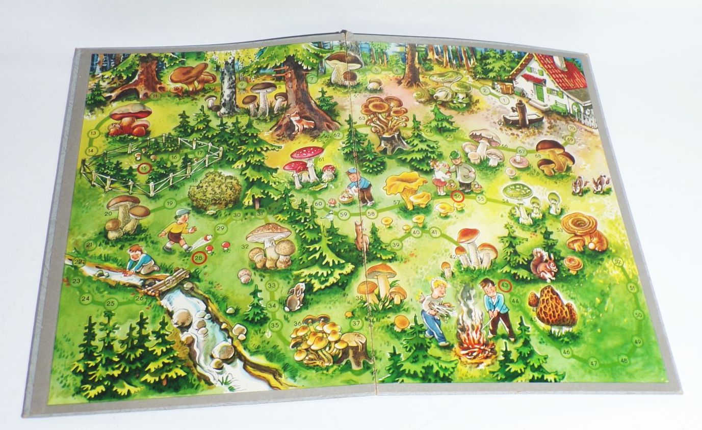 Wir sammeln Pilze DDR Spika Brettspiel 