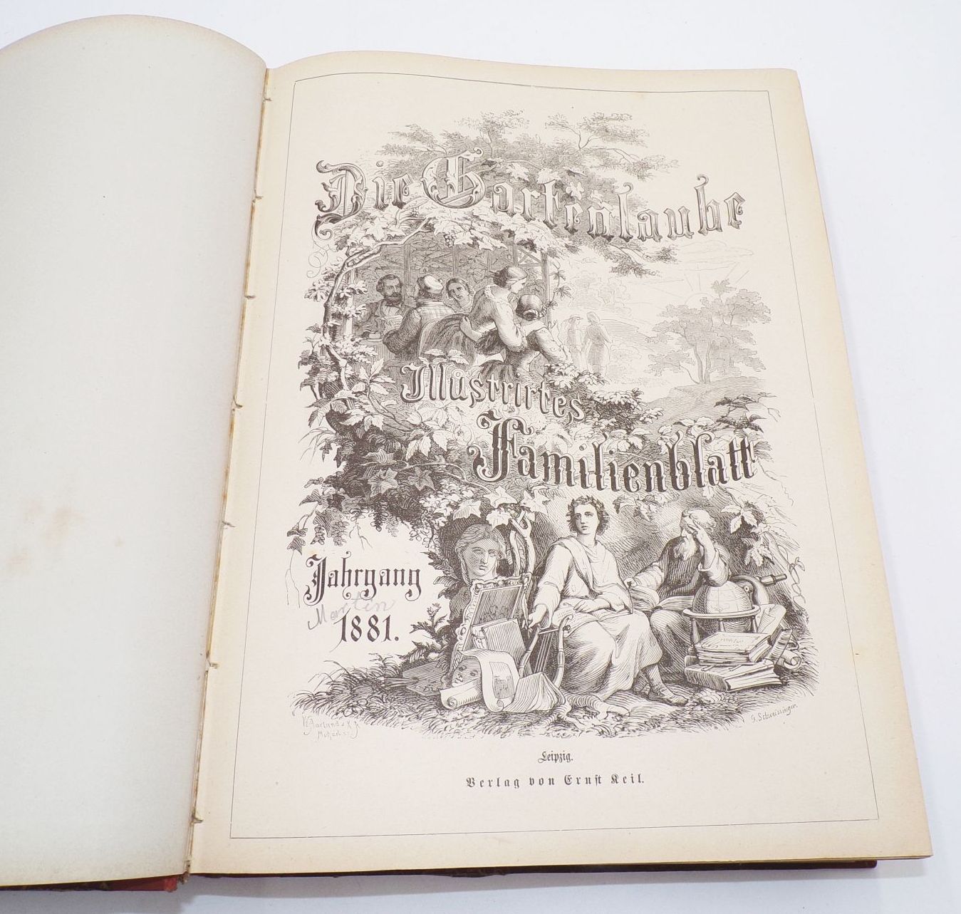 Die Gartenlaube 1881 Jahrgang komplett Illustriertes Familienblatt Buch
