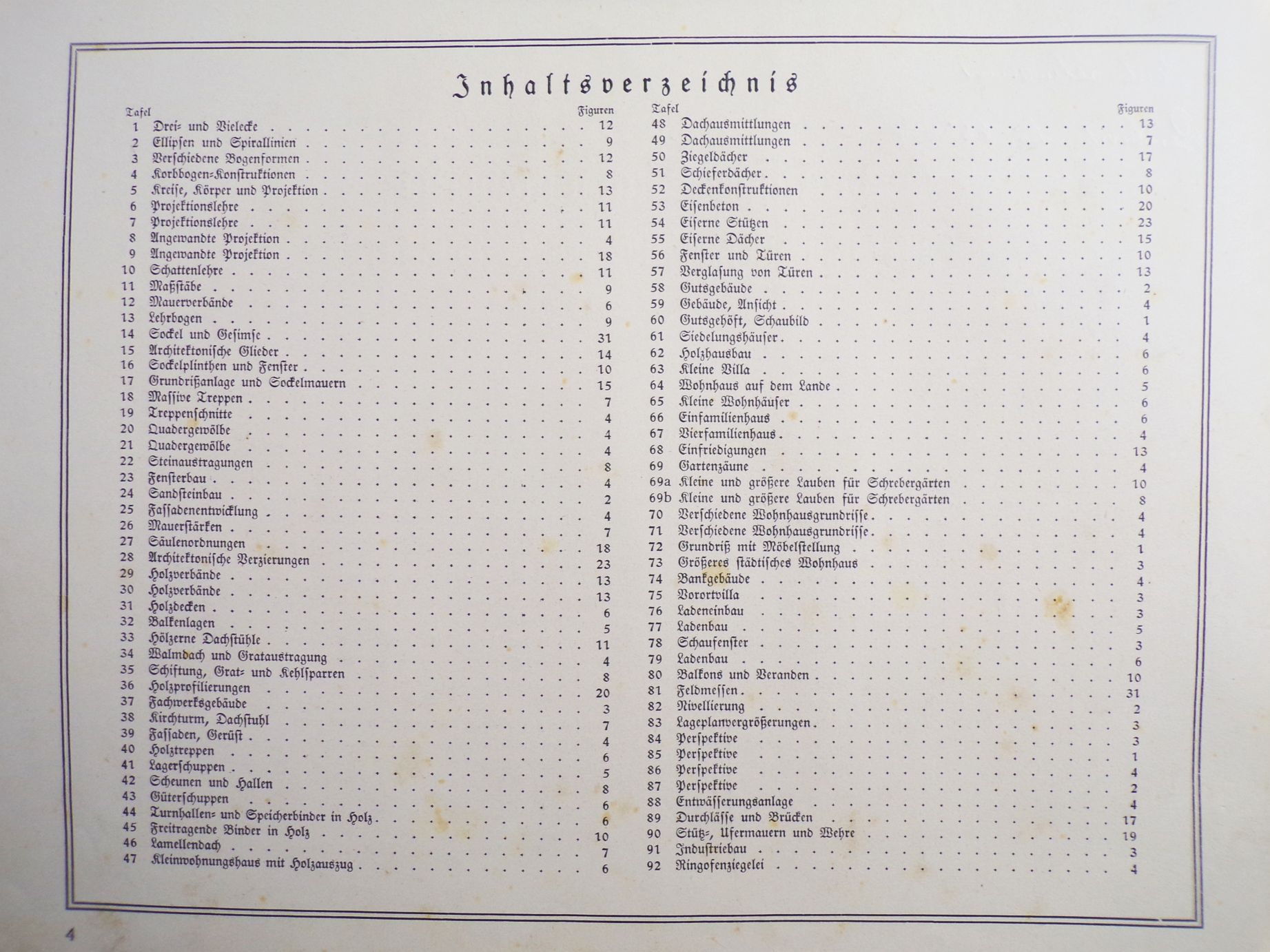 Der praktische Bauhandwerker Hilfs und Lehrbuch Architekt Exner 