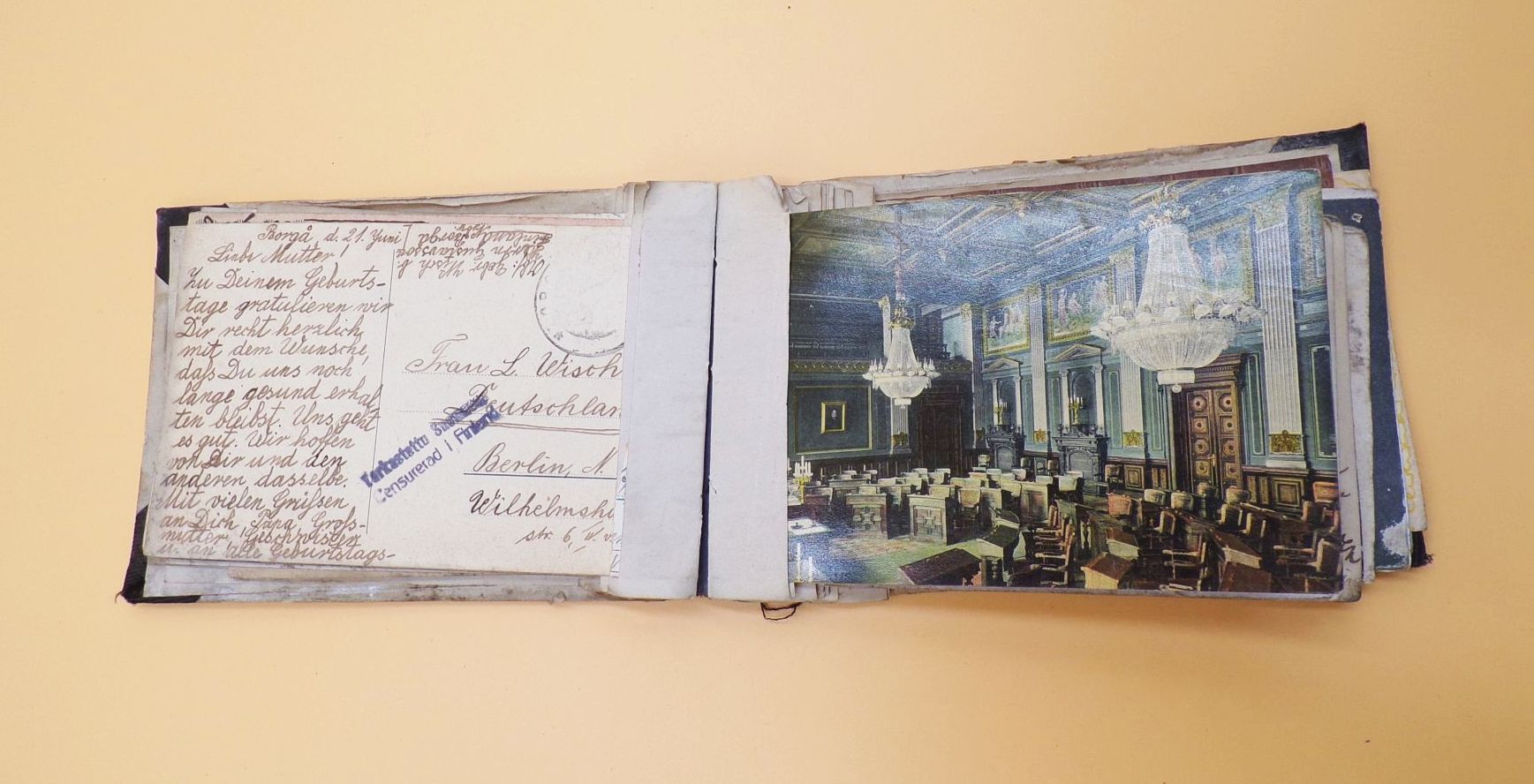 Fotoalbum Finnland 1 Weltkrieg bis 1919 Postkarten Fotos