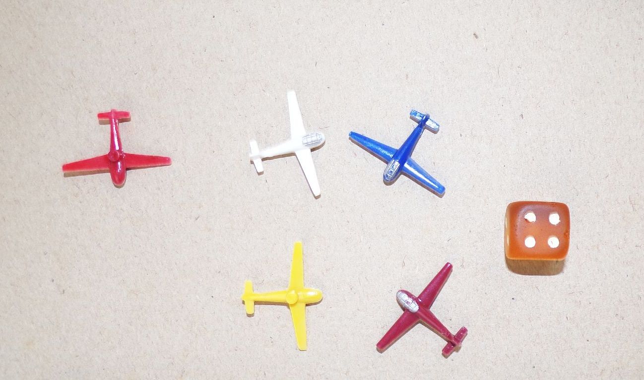 Unsere Lufthansa Brettspiel 1958 DDR Flugzeuge 