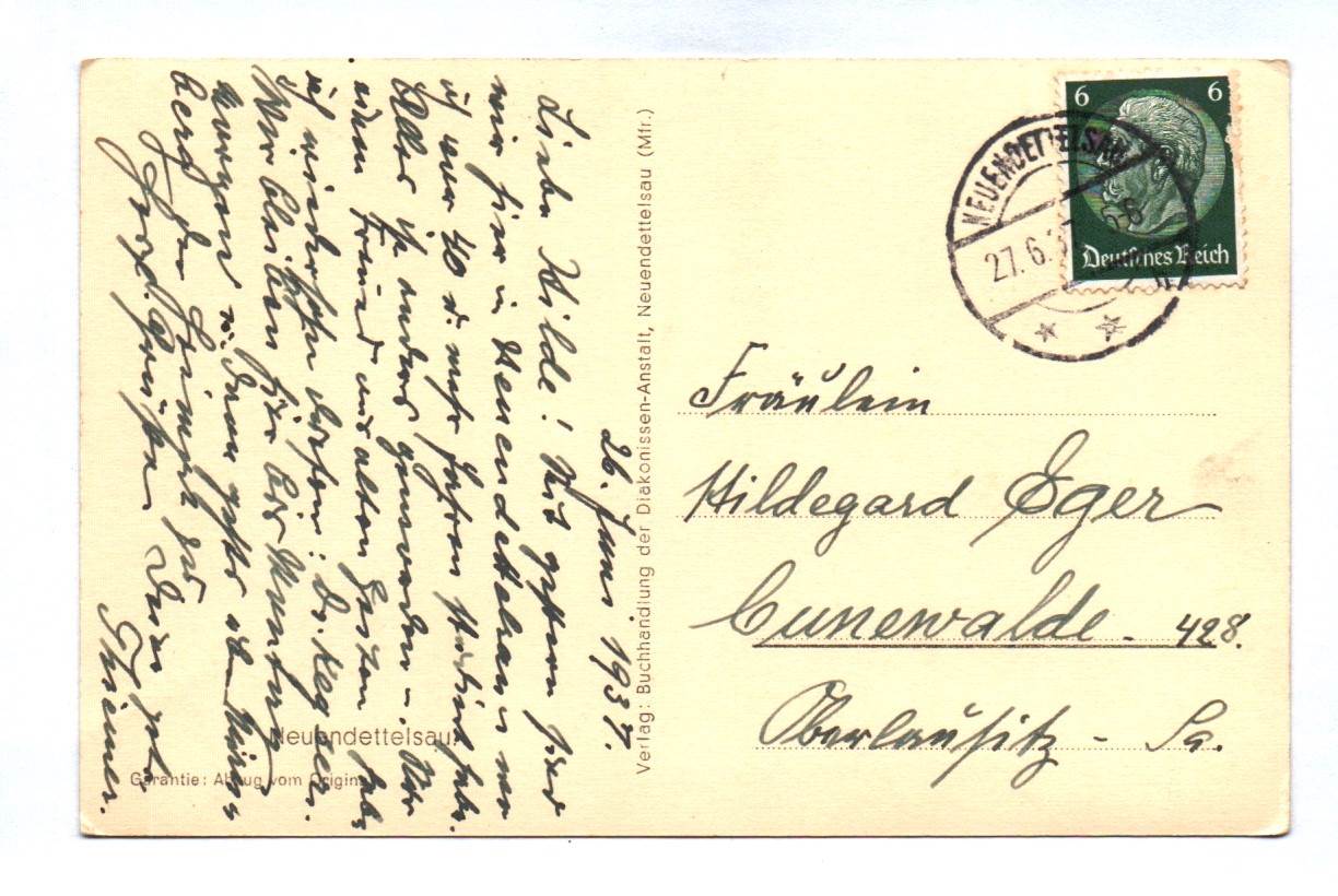 Foto Ak Neuendettelsau Bayern 1937 Foto Ak Neuendettelsau Bayern 1937