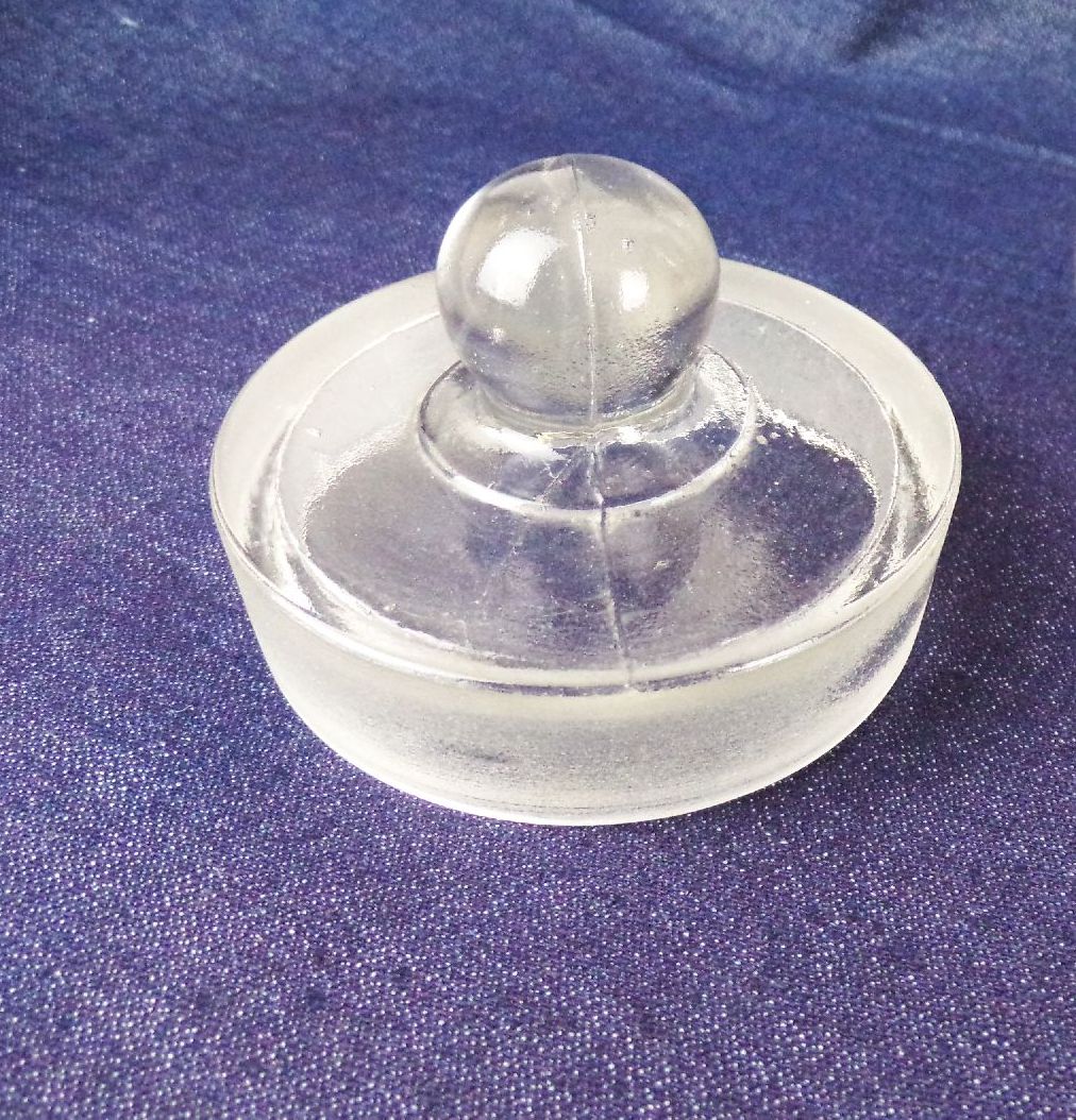 Altes Bonbonglas Transparent Deckel Glas Vintage Altes Bonbonglas Transparent Deckel Glas Vintage