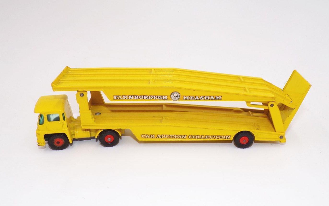 Altes Matchbox Kingsize K8 Guy Warrior Car Transporter Gelb OVP 
