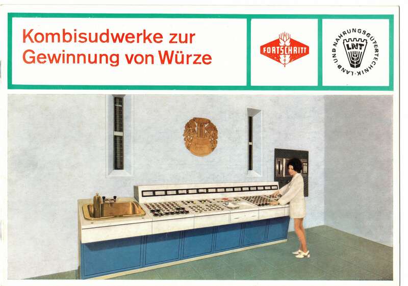 VEB Fortschritt Neustadt Kombisudwerk zur Gewinnung von Würze 1972 DDR Landtechnik H3 