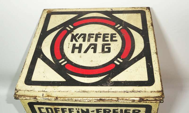 Kaffee Hag Blechdose Gross Dose Kolonial Laden Deko Reklame
