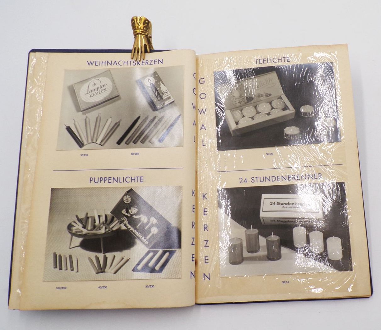 Gowal Kerzen Gottwald u Co Chemische Industrie Ebersbach Oberlausitz 1950 er