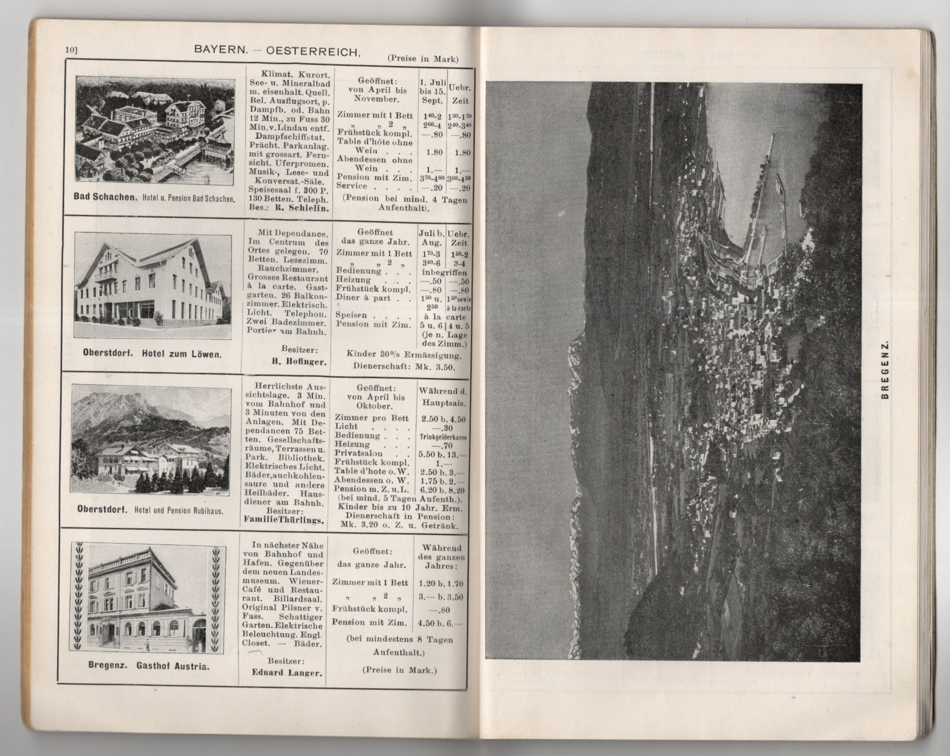 Illustrierter Führer vom Bodensee bis zum Rheinfall 1905