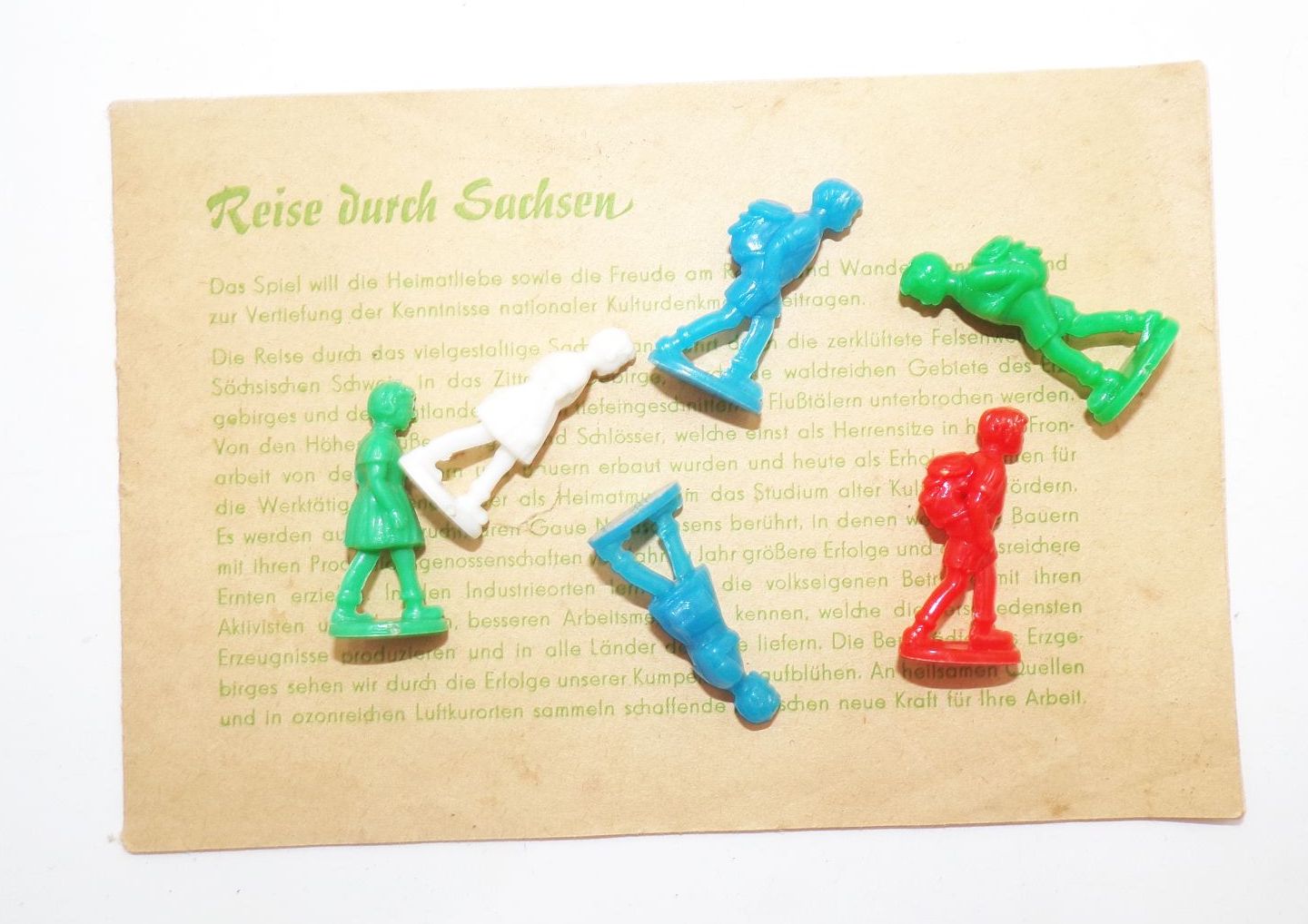 Altes Brettspiel Eine Reise durch Sachsen 1965 DDR Altes Brettspiel Eine Reise durch Sachsen 1965 DDR